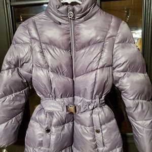 Girls Michael Kors Lavender Purple Jacket Size 10/12 Beautiful!